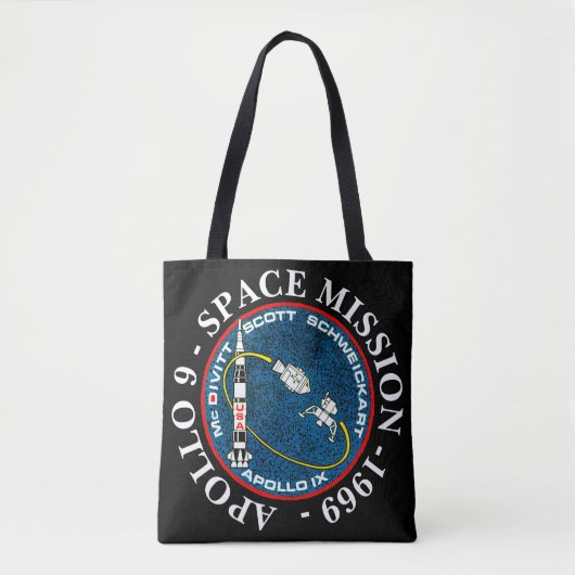 Tote Bag Insigne Apollo 9 Space Mission 1969 (Devant)