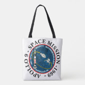 Tote Bag Insigne Apollo 9 Space Mission 1969 (Dos)