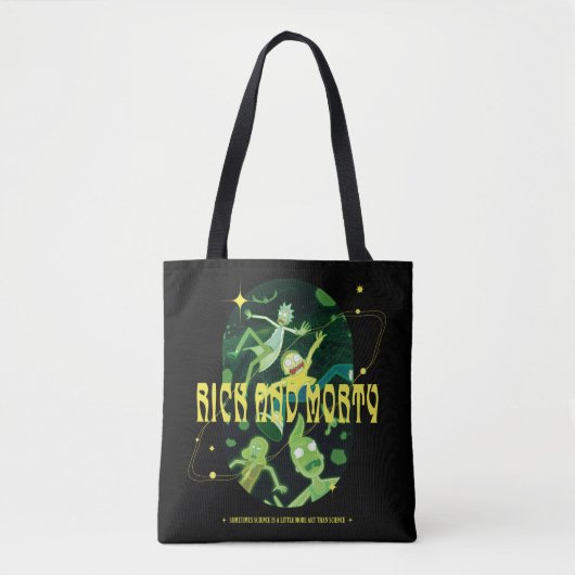 Tote Bag Insigne de devis de décrochage de Rick et Morty (Devant)