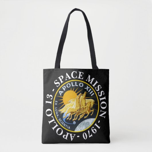 Tote Bag Insigne de mission spatiale Apollo 13 1970 (Devant)