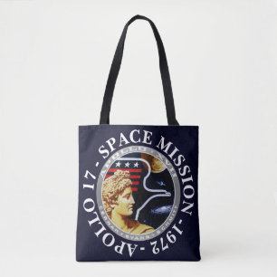 Tote Bag Insigne de mission spatiale Apollo 17 1972