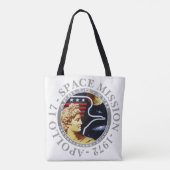 Tote Bag Insigne de mission spatiale Apollo 17 1972 (Dos)