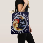 Tote Bag Insigne de mission spatiale Apollo 17 1972 (De près)