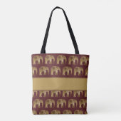 Tote Bag Inspiration d'éléphant tribal (Dos)