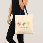 Tote Bag Inspiration (fleurs) (Devant (produit))
