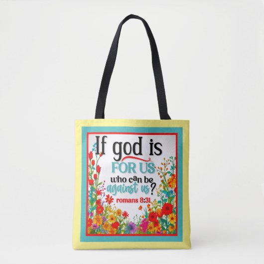Tote Bag Inspiration florale rétrospective (Devant)