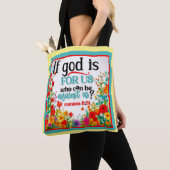 Tote Bag Inspiration florale rétrospective (De près)