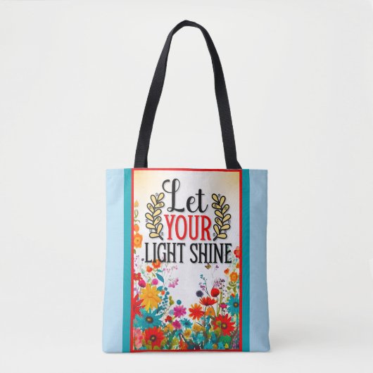 Tote Bag Inspiration florale rétrospective (Devant)