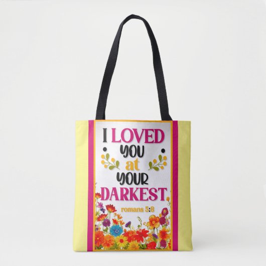 Tote Bag Inspiration florale rétrospective (Devant)