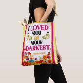 Tote Bag Inspiration florale rétrospective (De près)