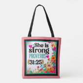 Tote Bag Inspiration florale rétrospective (Dos)