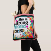 Tote Bag Inspiration florale rétrospective (De près)
