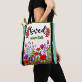 Tote Bag Inspiration florale rétrospective (De près)