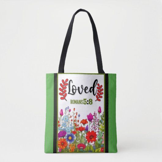 Tote Bag Inspiration florale rétrospective (Devant)