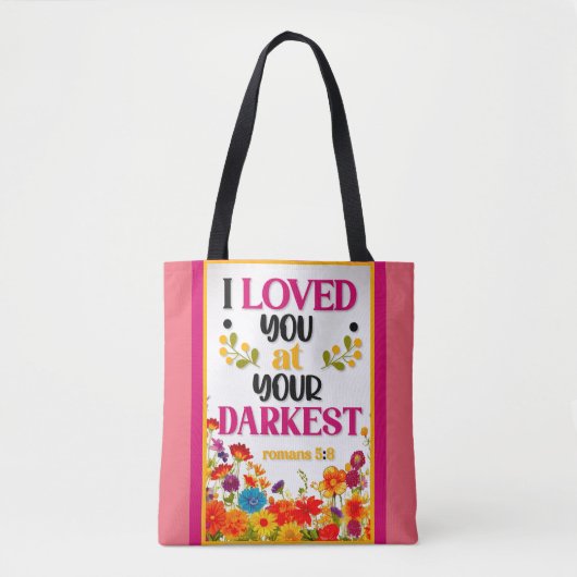 Tote Bag Inspiration florale rétrospective (Devant)