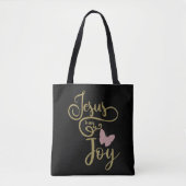 Tote Bag Inspiration Jésus est ma Joie chrétienne (Devant)