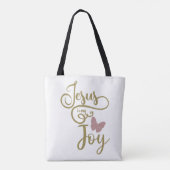 Tote Bag Inspiration Jésus est ma Joie chrétienne (Dos)