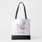 Tote Bag Inspirational  Grow In Grace” – 2 Peter 3:18  (Devant)