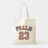 Tote Bag Inspirationnel basé sur la foi Psalm 23 (Dos)