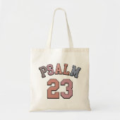 Tote Bag Inspirationnel basé sur la foi Psalm 23 (Devant)