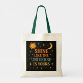 Tote Bag Inspirationnel "Brillant comme l'Univers est à vou (Dos)