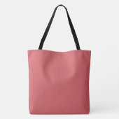 Tote Bag Inspirationnel rouge floral (Dos)