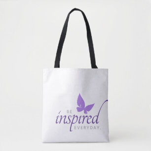 Tote Bag Inspirationnel Soyez Inspiré Papillon Quotidien