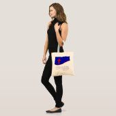 Tote Bag Inspiré du drapeau chrétien (Devant (modèle))