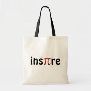 Tote Bag Inspirez le rouge de noir de geek de maths