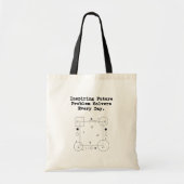 Tote Bag Inspiring Future Solvers | Daily Math Mentor (Devant)