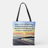 TOTE BAG INSPIRING ISAIAH 40:31 (Dos)