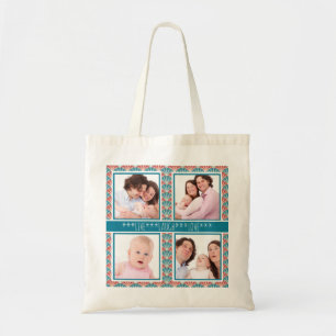 Tote Bag Instagram Photo Collage Motif décoratif