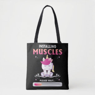 Tote Bag Installation des muscles Veuillez patienter l'entr