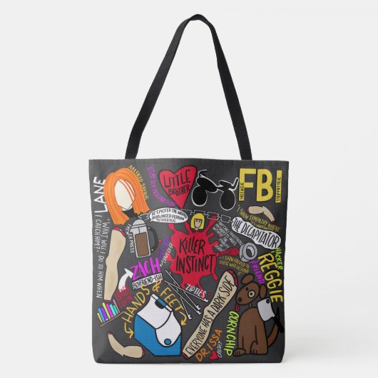 Tote Bag INSTINCT de TUEUR par S.E. Green Fourre-tout (Devant)