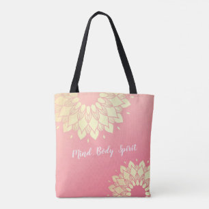 Tote Bag Instructeur de méditation Yoga Studio Golden Manda