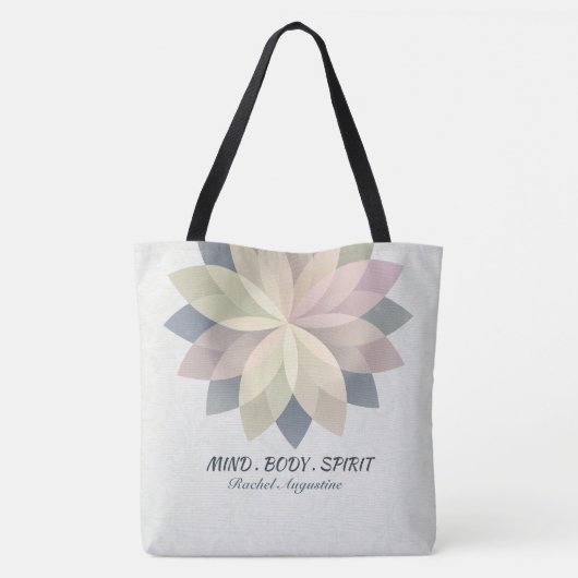 Tote Bag Instructeur de méditation YOGA Studio Mandala colo (Dos)