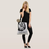 Tote Bag Instructeur de méditation YOGA Studio OM & Symbole (Sur le modèle)