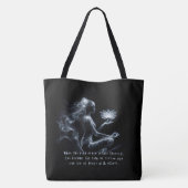 Tote Bag Instructeur de Yoga Méditation Lotus Pose Lumineus (Dos)