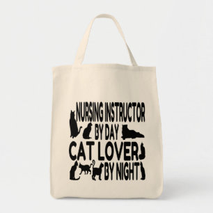 Tote Bag Instructeur en soins infirmiers Amoureux des chats