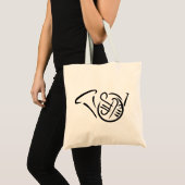 Tote Bag Instrument de cor de harmonie (Devant (produit))