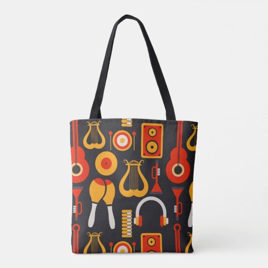 Tote Bag Instruments de musique (Dos)