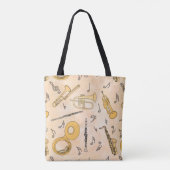 Tote Bag Instruments de musique (Dos)