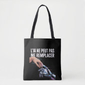 Tote Bag Intelligence artificielle et humains (Devant)