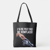 Tote Bag Intelligence artificielle et humains (Dos)