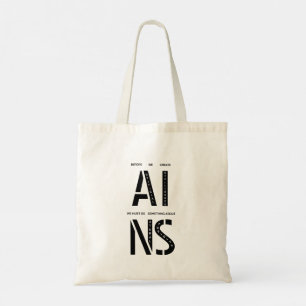Tote Bag Intelligence Artificielle T-shirt moderne et simpl