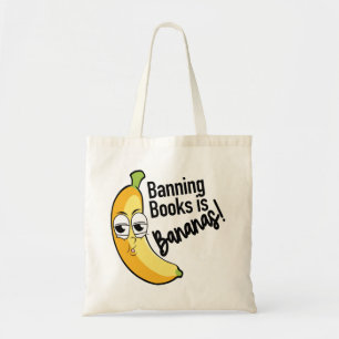 Tote Bag Interdiction des livres de bananes