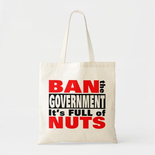 Tote Bag Interdire le gouvernement (Devant)