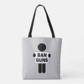 Tote Bag Interdire les armes (Dos)