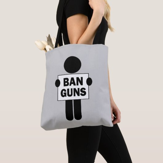 Tote Bag Interdire les armes (De près)