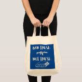 Tote Bag Interdire Les Fusils D'Assaut Et Non Les Livres (Devant (produit))